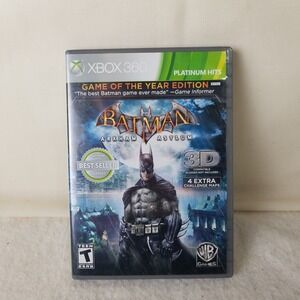 Batman Arkham Asylum Game of the Year Edition - Microsoft Xbox 360 Platinum Hits